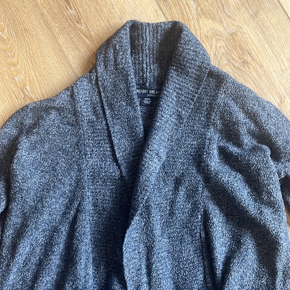 BAREFOOT DREAMS CozyChic Lite Circle Cardigan Blue - Picture 4 of 11